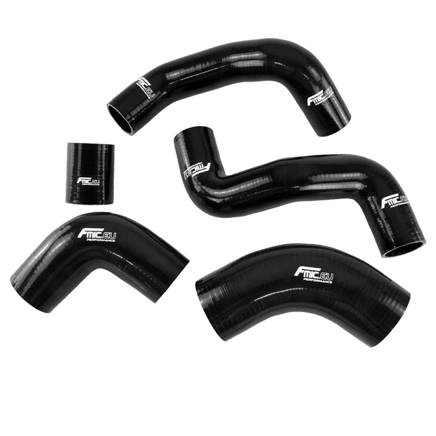 FMIC.EU Silikonslangsats för intercooler – Land Rover Freelander 1 TD4 2.0 TD (5 delar) – Svart