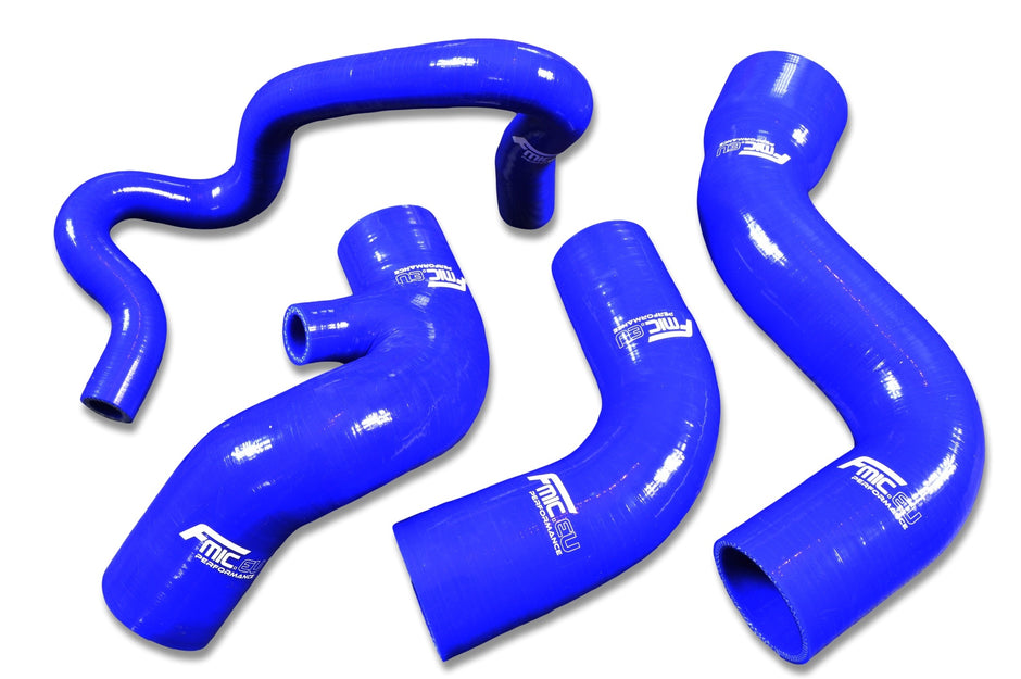 FMIC.EU Silikonslangsats för turbo och intercooler Audi A4 B5 / VW Passat B5/B5FL 1.8T 1994–2005 (Blå)