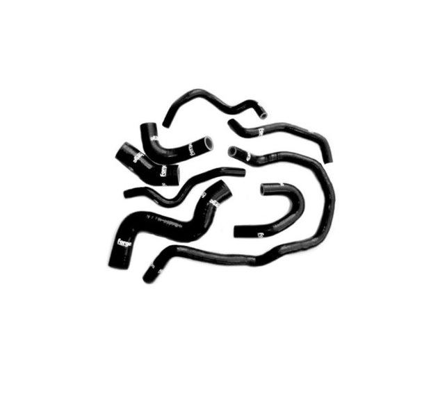 Forge Motorsport Kylarslangar i silikon – Audi TT Mk2 8J 2.0 TFSI (Svart, FMKC010.N)
