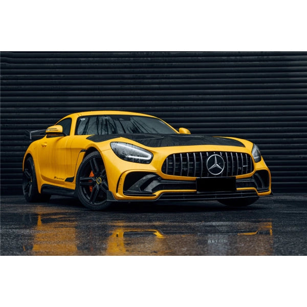 Aerokit i carbon för Mercedes-Benz AMG GT/GTS – stötfångare, diffusor & sidokjolar