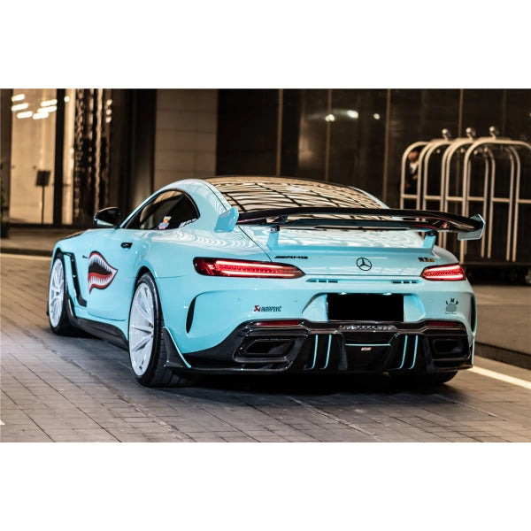 Aerokit i carbon för Mercedes-Benz AMG GTC bakre stötfångare & ändrör